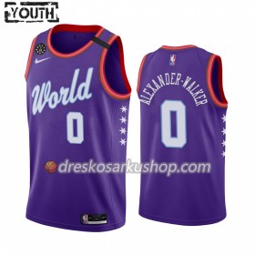 Dječji NBA Dres New Orleans Pelicans Nickeil Alexander-Walker 0 Nike 2020 Rising Star Swingman
